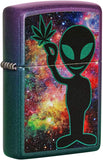 Zippo Alien Galaxy Design Iridescent Purple 49441