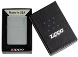 Zippo Flat Grey Logo 49452ZL