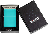 Zippo Flat Turquoise 49454