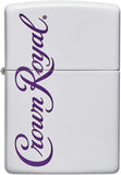 Zippo Crown Royal Logo White Matte 49459
