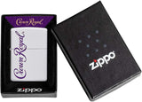 Zippo Crown Royal Logo White Matte 49459