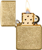 Zippo Tumbled Brass 49477