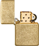 Zippo Tumbled Brass 49477
