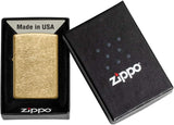 Zippo Tumbled Brass 49477