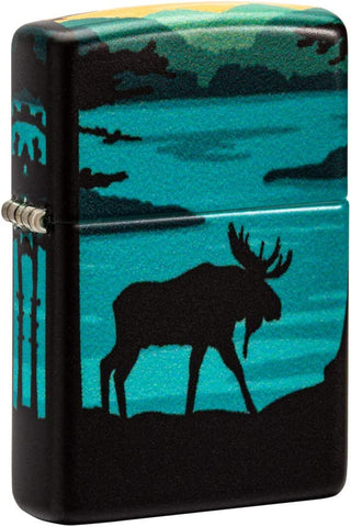 Zippo Moose Landscape 540 Color Design 49481