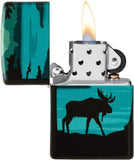 Zippo Moose Landscape 540 Color Design 49481
