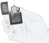 Zippo Stars and Stripes Design Iron Stone 49485