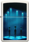 Zippo Aliens Design Glow-in-The-Dark Green 49487