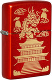 Zippo Eastern Design Metallic Red 49517