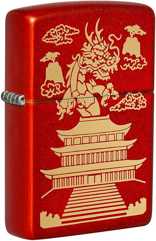 Zippo Eastern Design Metallic Red 49517