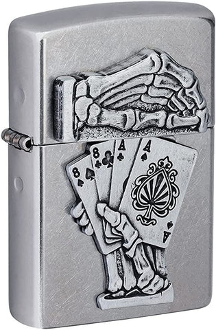 Zippo Dead Mans Hand Emblem Design 49536