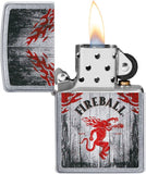 Zippo Fireball Dragon and Flames Street Chrome 49542