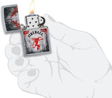 Zippo Fireball Dragon and Flames Street Chrome 49542