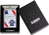Zippo Pabst Blue Ribbon Street Chrome 49545