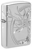 Zippo The Tree of Life Multi Cut  Armor® High Polish Sterling Silver 49552