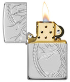 Zippo The Tree of Life Multi Cut  Armor® High Polish Sterling Silver 49552