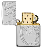 Zippo The Tree of Life Multi Cut  Armor® High Polish Sterling Silver 49552