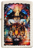 Zippo Psychedelic Tiger Design Mercury Glass 49579