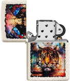Zippo Psychedelic Tiger Design Mercury Glass 49579