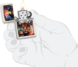 Zippo Psychedelic Tiger Design Mercury Glass 49579
