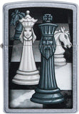 Zippo Chess Game Design Street Chrome 49601