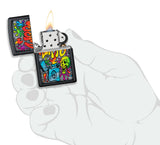 Zippo Street Art Design Black Matte 49605