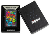 Zippo Street Art Design Black Matte 49605