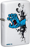 Zippo Santa Cruz Screaming Hand White Matte 49614