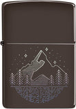 Zippo Mountain Design Brown 49633