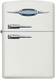Zippo Retro Fridge Texture Print Design White Matte 49636