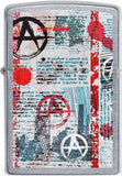 Zippo Anarchy Street Art Design Street Chrome 49662