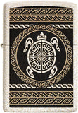 Zippo Turtle Design Mercury Glass 49665