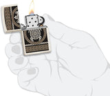 Zippo Turtle Design Mercury Glass 49665