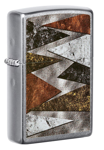 Zippo Patterns Design Street Chrome 49669