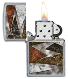 Zippo Patterns Design Street Chrome 49669