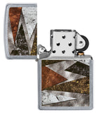 Zippo Patterns Design Street Chrome 49669