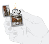 Zippo Patterns Design Street Chrome 49669