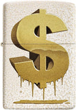 Zippo Drippy Dollar Design Mercury Glass 49681