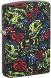 Zippo Skull Crown Glow-in-The-Dark 540 Color Design 49696