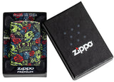 Zippo Skull Crown Glow-in-The-Dark 540 Color Design 49696