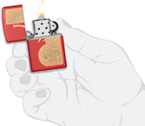 Zippo Year of The Tiger Design Red Matte 49701