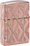 Zippo Armor® Geometric Diamond Pattern Design 49702