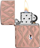 Zippo Armor® Geometric Diamond Pattern Design 49702