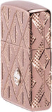 Zippo Armor® Geometric Diamond Pattern Design 49702