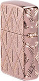Zippo Armor® Geometric Diamond Pattern Design 49702
