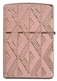 Zippo Armor® Geometric Diamond Pattern Design 49702