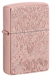 Zippo Carved Armor Rose Gold Design 49703