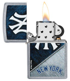 Zippo MLB New York Yankees Street Chrome 49742