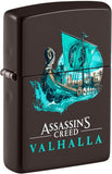 Zippo Assassin's Creed Valhalla Viking Ship Brown 49757