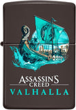 Zippo Assassin's Creed Valhalla Viking Ship Brown 49757